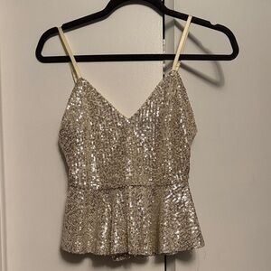 Revamped Glittering Cream Camisole
